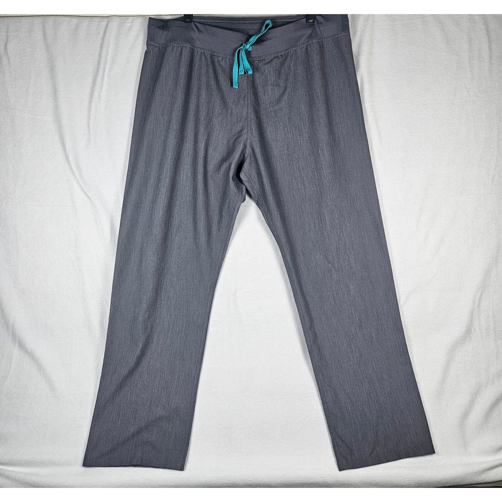 FIGS Livingston Scrub Pants Women's XL Gray Technical‎ Collection